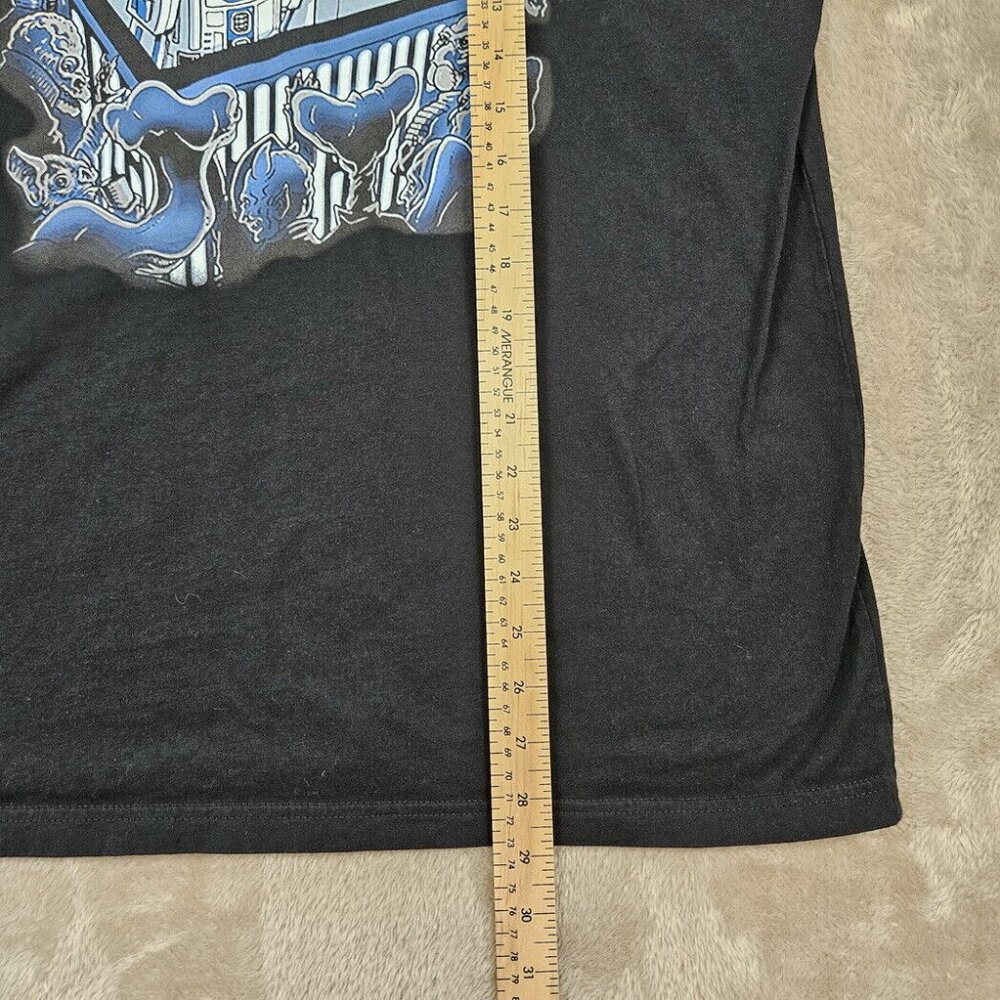 Made in USA Artoo-Detoo R2-D2 T- Shirt Men's Sz XL Robot DJ Spinning Black C1-P8 - Picture 4 of 10